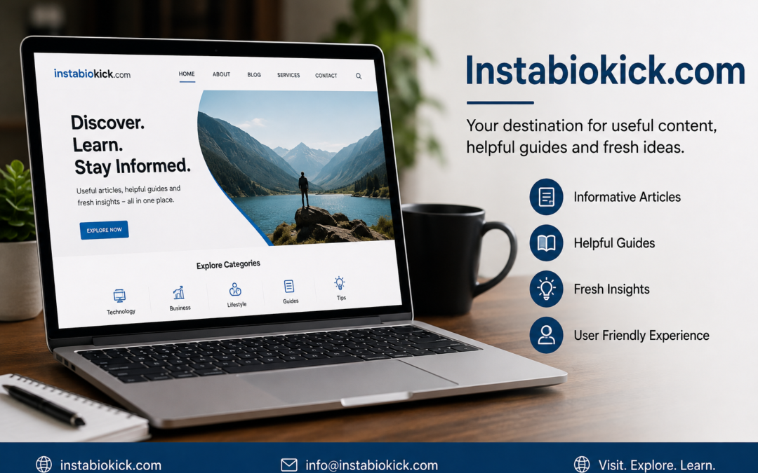 Instabiokick.com: What You Can Find on the Website